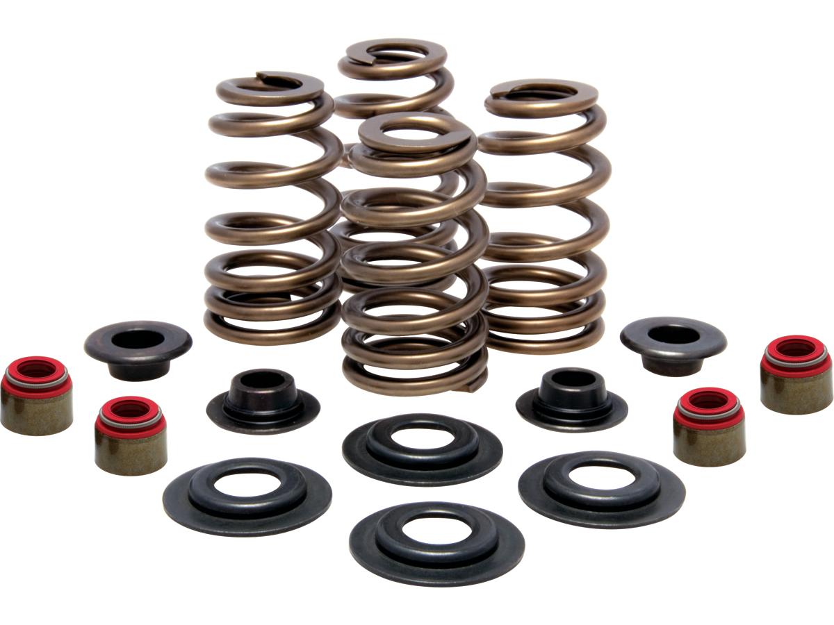 Kibblewhite High Performance Beehive Valve Spring Kit Retainer Material: H.T. Steel; Valve Lift: 0.610"; Installed Height: 1.860"; Seat Pressure: 175#; Open Pressure: 400#; @ Lift: 0.610"