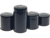 Rev Tech High Performance Oil Filter With Magnet For Evolution Engine (Extra Long) Black Rev Tech Default Title
