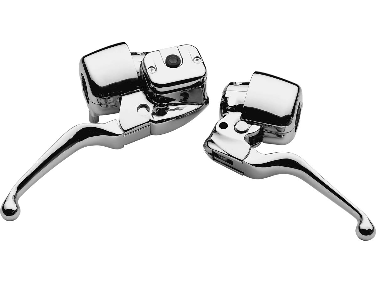 Cce 96 Up Smooth Contour Hand Control Kit Without Switches, Ready For Clutch Safety Switch 07 Up Models Chrome 9/16" Cable Clutch Single Disc Cce Default Title