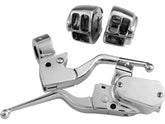 Cce Sportster 04 06 Handlebar Control Kit Chrome 9/16" Cable Clutch Dual Disc Cce Default Title