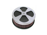 Cce 4 Spade Hi Flow Air Cleaner Chrome Cce Default Title
