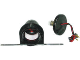 Cce Classic Round Taillight With License Plate Bracket Chrome Black Powder Coated Red Dual Filament Cce Default Title