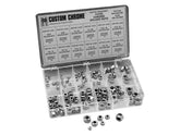 Cce Thin Pattern Nylon Insert Lock Nuts Assortment Chrome Cce Default Title