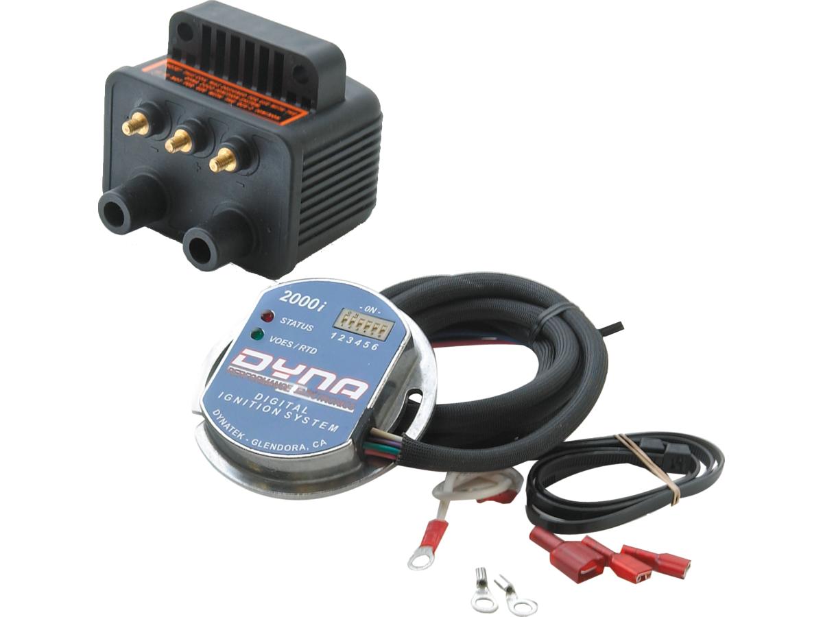Dynatek 2000i P Ignition Modul Single Fire Ignition System Complete Kit For Single Plug/Single Fire Applications (Includes One Dc6 5 'Twin Fire Ii' 3 Ohm Coil) Dynatek Default Title
