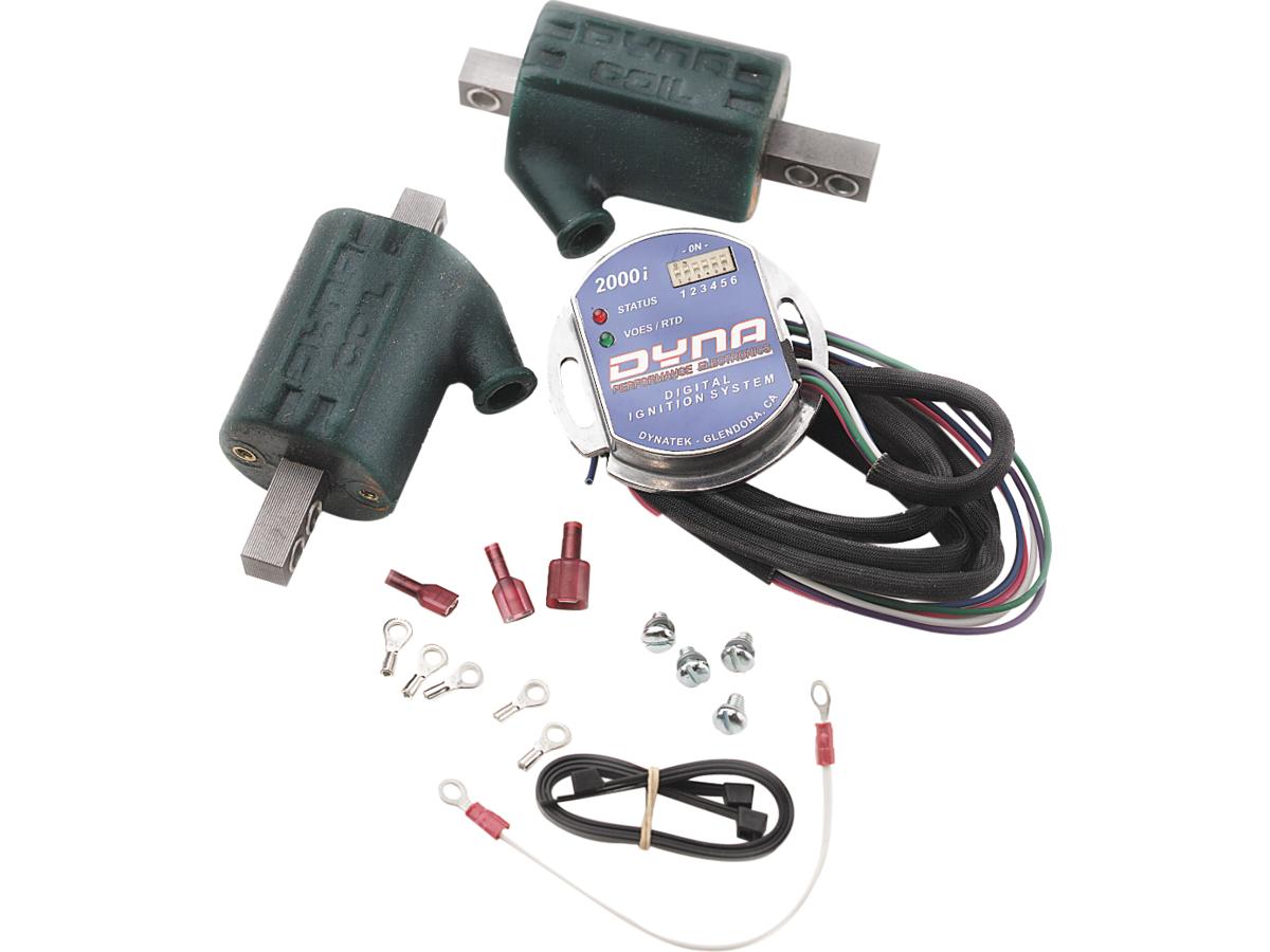Dynatek 2000i P Ignition With Dc3 Coils Ignition System Complete Kit For Single Plug/Single Fire Applications (Includes Two Dc3 1 Single Tower 3 Ohm Coils) Dynatek Default Title