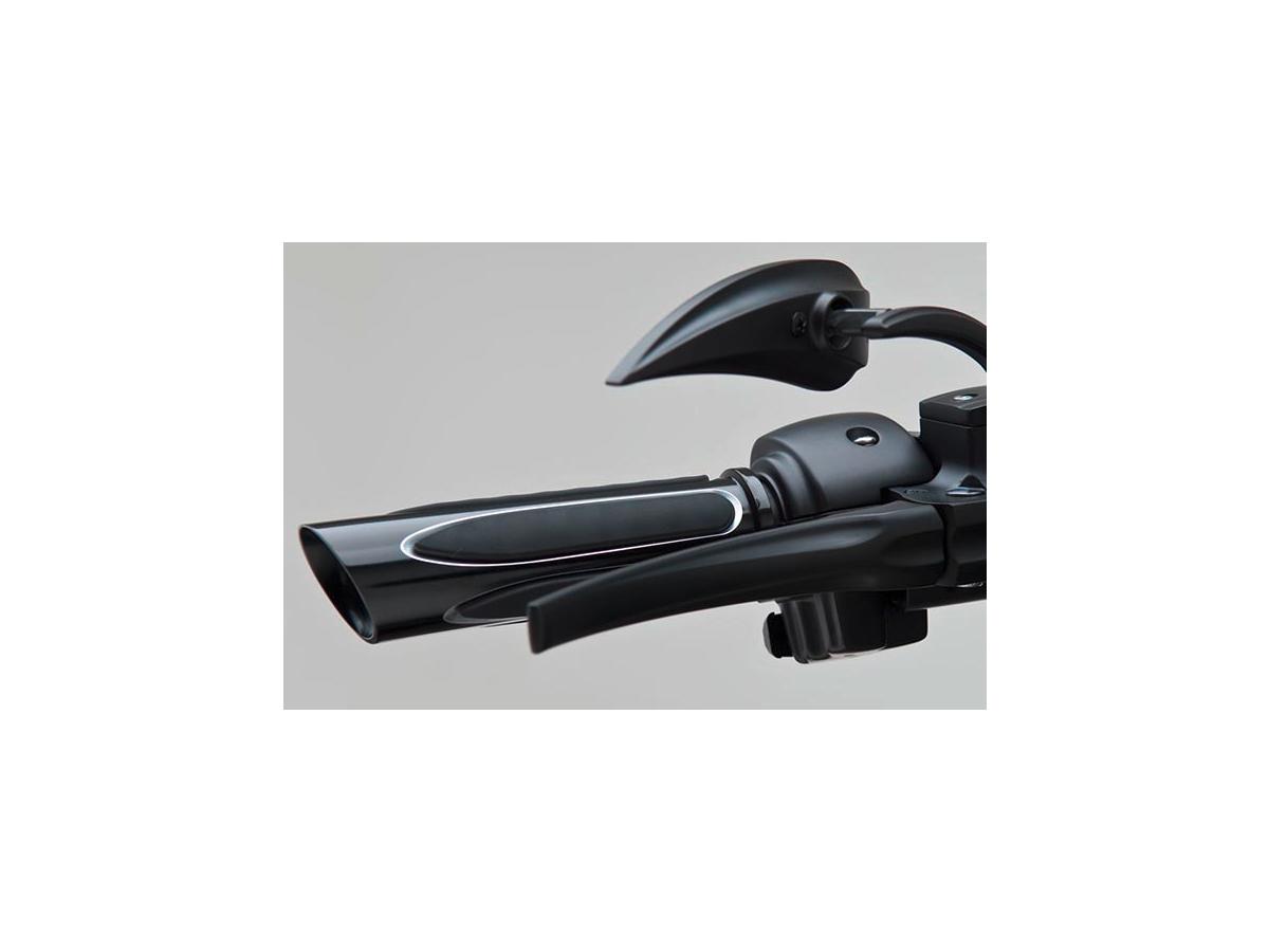 Arlen Ness Rad Iii Mirror Black Powder Coated Right Arlen Ness