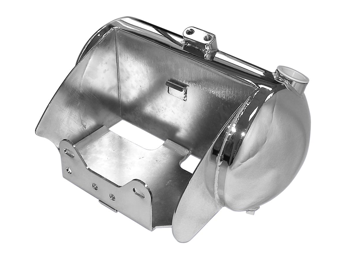 Santee Custom Round Domed Oil Tank Chrome Santee Default Title