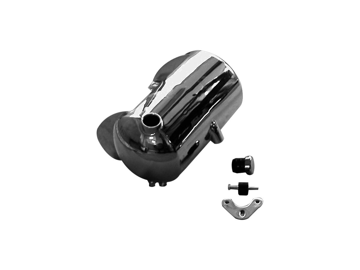 Cce Bobber Style Oil Tank With Battery Box And Side Fill Built In Battery Box: 7"X4" (178mm X 102mm) Chrome Cce Default Title