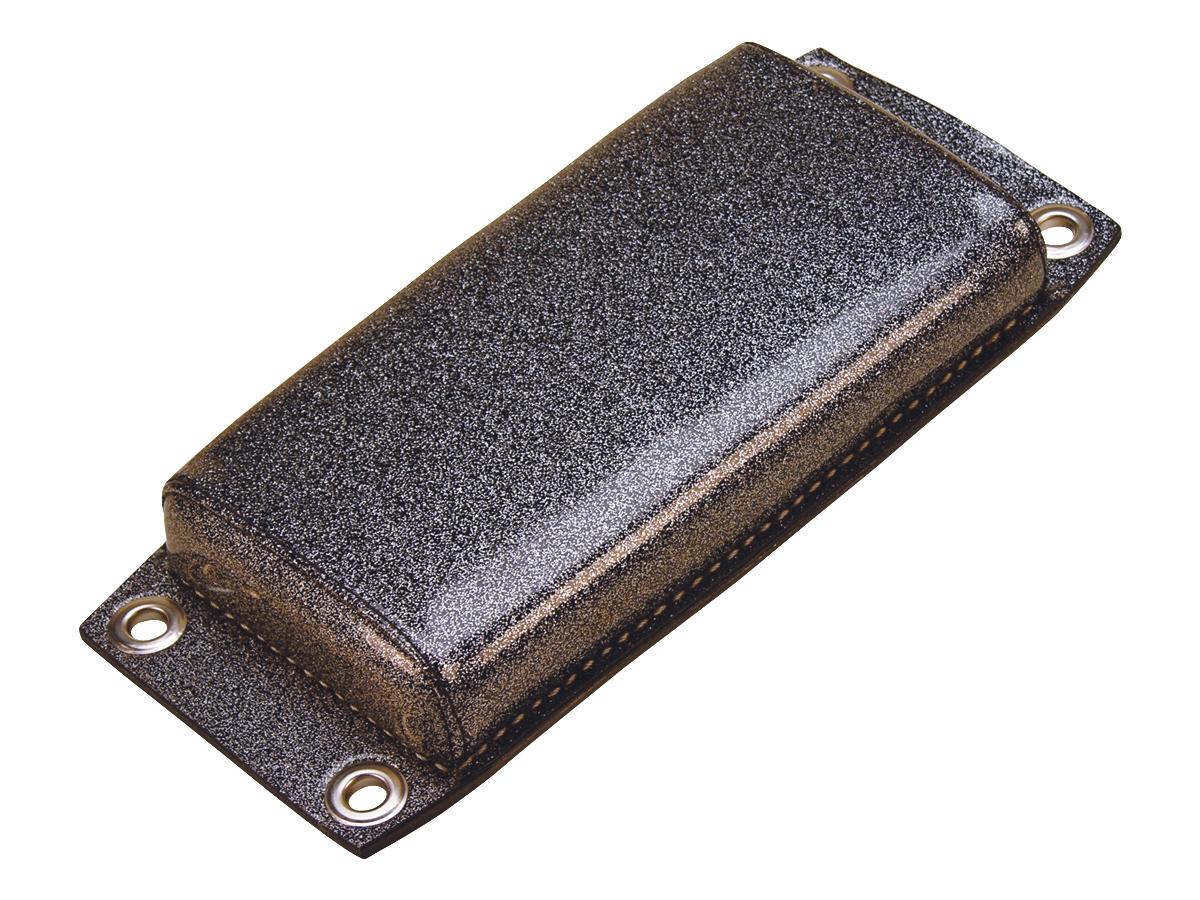 Retro Smooth Pillion Pad Charcoal Synthetic Leather Holy Death Motorcycle Co. Default Title