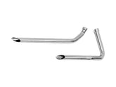 Paughco Shotgun Slash Cut Drag Pipes For Panhead Models Chrome 1,75" Paughco Default Title
