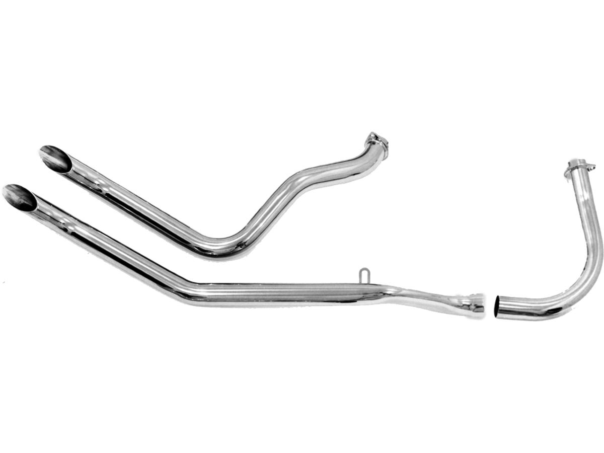Paughco 3 Piece Goose Cut 66 69 Shovel Drag Pipes Chrome 1,75" Paughco Default Title