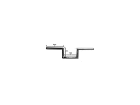 Jammer 60s Wide Style 6 Handlebar Dimpled Chrome 1" Throttle Cables Jammer Default Title