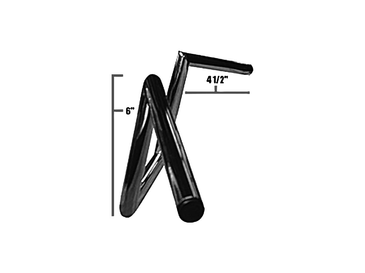 Jammer 60s Wide Style 8 Handlebar Non Dimpled Chrome 1" Throttle Cables Jammer