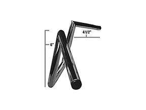 Jammer 60s Wide Style 8 Handlebar Non Dimpled Chrome 1" Throttle Cables Jammer