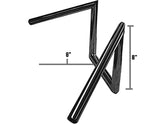 Jammer 60s Narrow Style 8 Handlebar Dimpled Chrome 1" Throttle Cables Jammer Default Title
