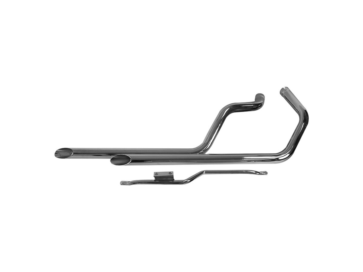 Paughco Slash Cut Drag Pipes For 79 Sportster Models Chrome 1,75" Paughco Default Title