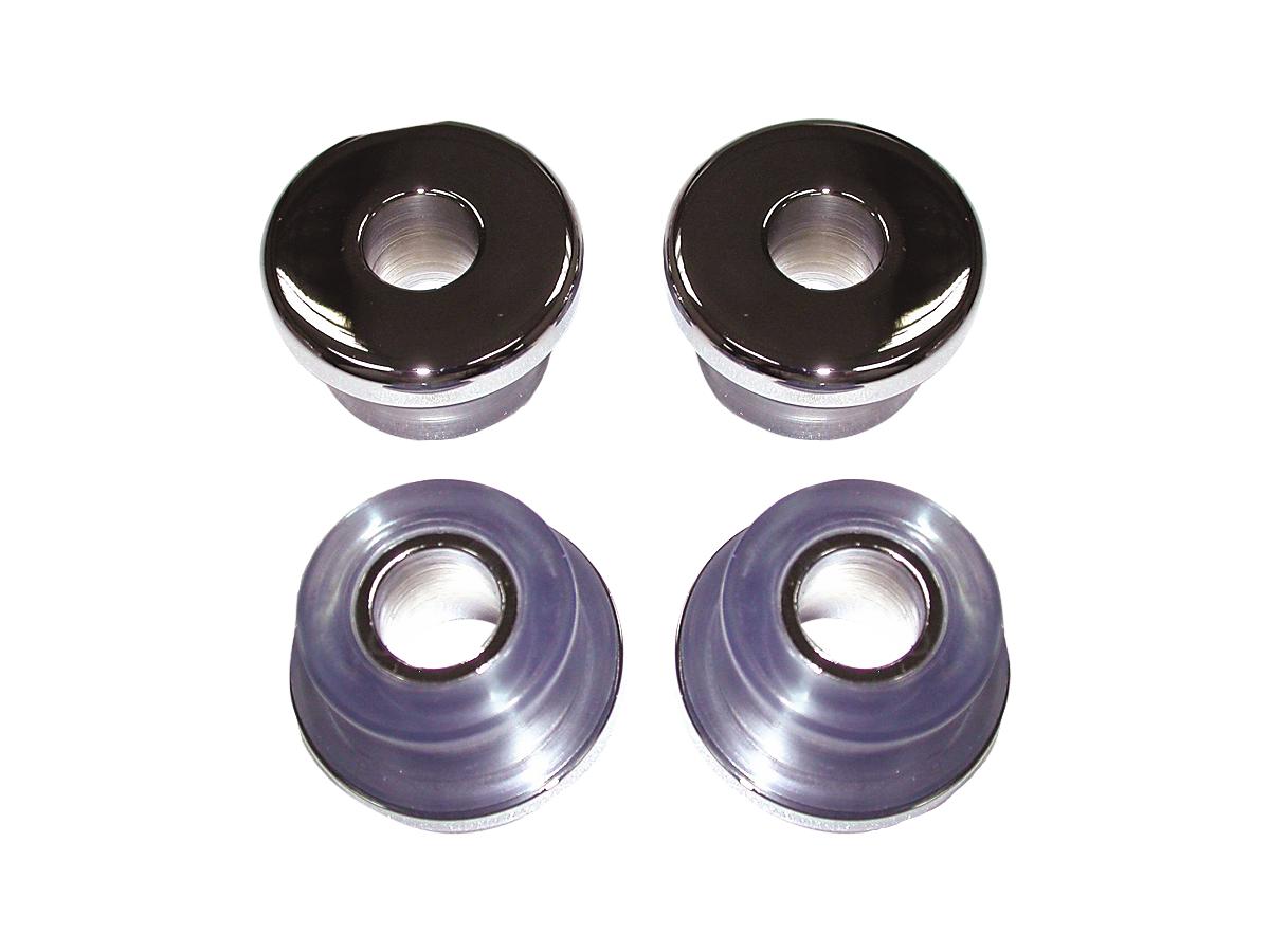 Cce Heavy Duty Polyurethane Handlebar Damper Kit Chrome Clear Cce Default Title