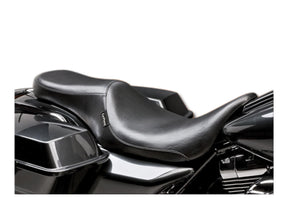 Le Pera Silhouette 2 Up Smooth Seat 203mm Wide Passenger Area Black Vinyl Le Pera