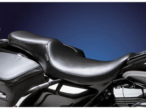 Le Pera Silhouette 2 Up Smooth Seat 203mm Wide Passenger Area Black Vinyl Le Pera Default Title