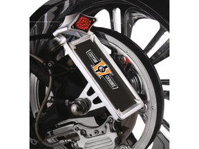 Cce Vertical Taillight &Amp; License Plate Kit Us License Plate Size, Diamond Taillight Chrome Cce