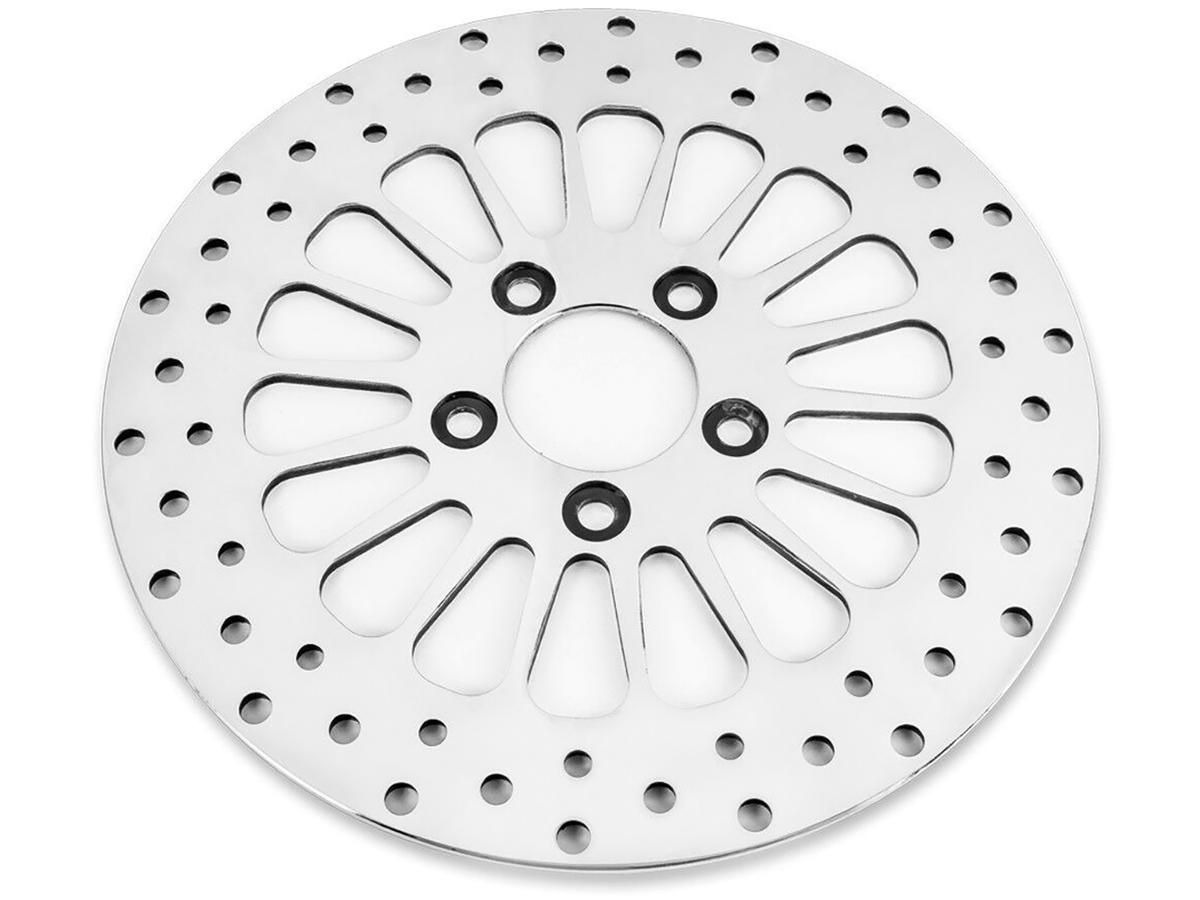 Dna Super Spoke Brake Rotor Stainless Steel Polished 11,8" Rear Dna Default Title