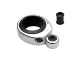 Motion Pro Swivel Head 1 1/4" 1 1/2" Diameter Tubing Cable Clamp Single Throttle/Clutch Cable Chrome Motion Pro Default Title