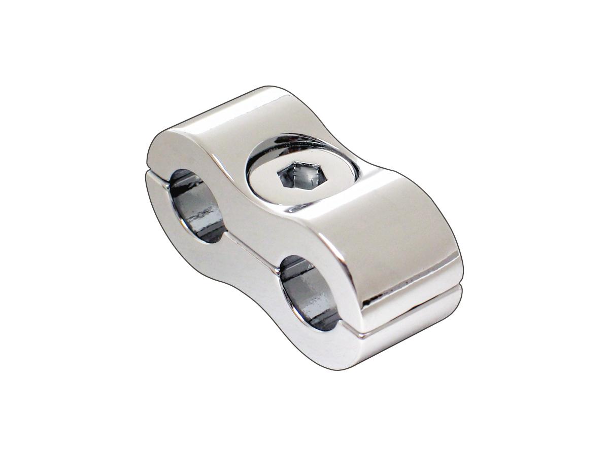Motion Pro Throttle/Idle Cable Clamp Chrome Motion Pro Default Title