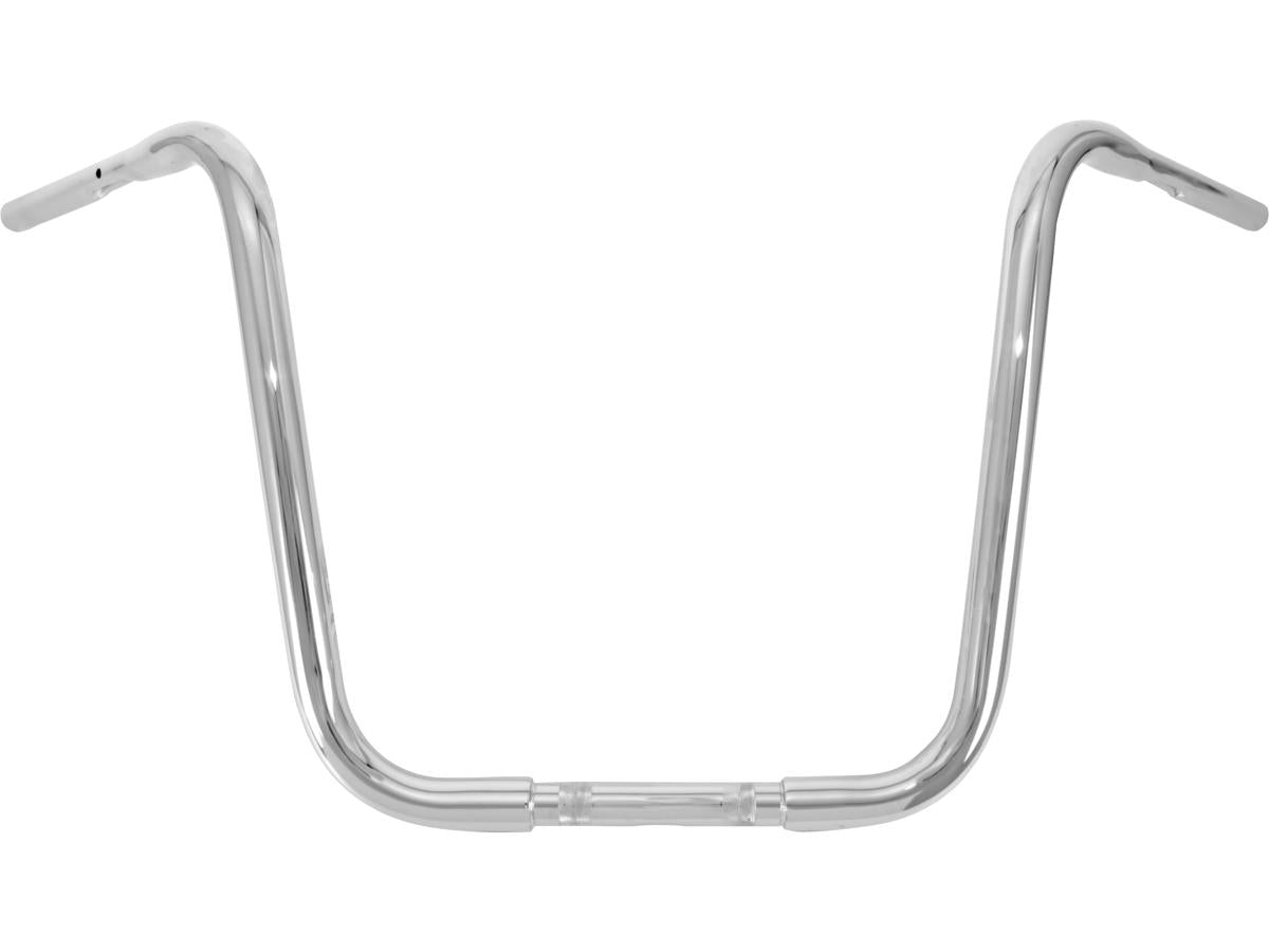 Burly Brand 16 Gorilla Apehanger Handlebar 1" Clamp Diameter Non Dimpled 3 Hole Chrome 1 1/4" Throttle By Wire Throttle Cables Burly Brand Default Title