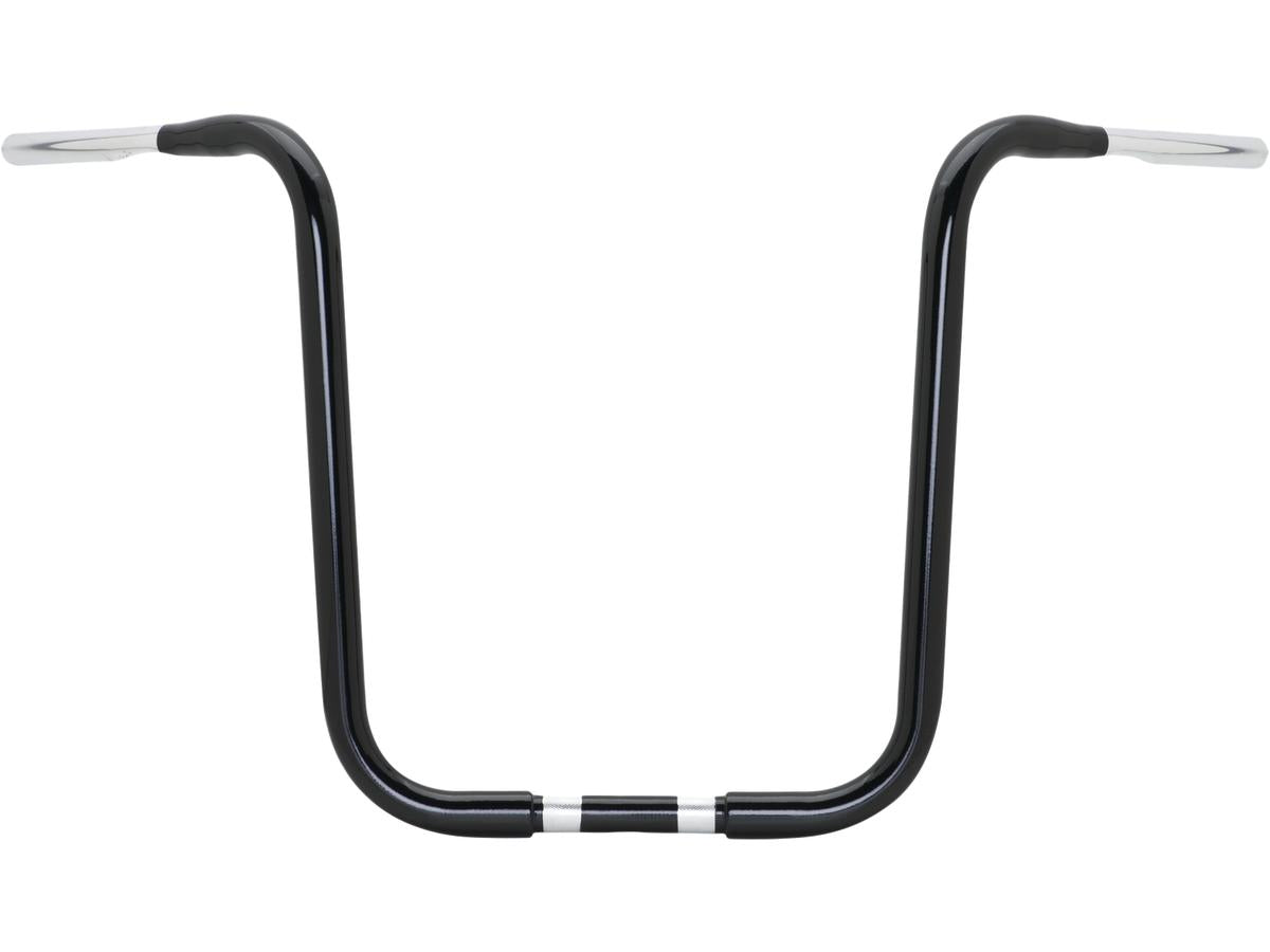 Burly Brand 18 Gorilla Apehanger Handlebar 1" Clamp Diameter Non Dimpled 3 Hole Black Powder Coated 1 1/4" Throttle By Wire Throttle Cables Burly Brand Default Title