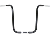 Burly Brand 18 Gorilla Apehanger Handlebar 1" Clamp Diameter Non Dimpled 3 Hole Black Powder Coated 1 1/4" Throttle By Wire Throttle Cables Burly Brand Default Title