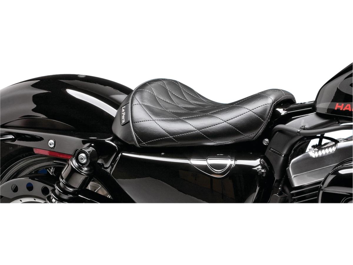Le Pera Bare Bones Solo Seat Diamond Stitch Black Vinyl Le Pera Default Title