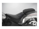 Le Pera Hot Rod Series Bel Air Diamond Pleated Pillion Pad Black Vinyl Le Pera Default Title