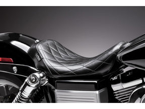 Le Pera Bare Bones Solo Seat Diamond Stitch Black Vinyl Le Pera Default Title