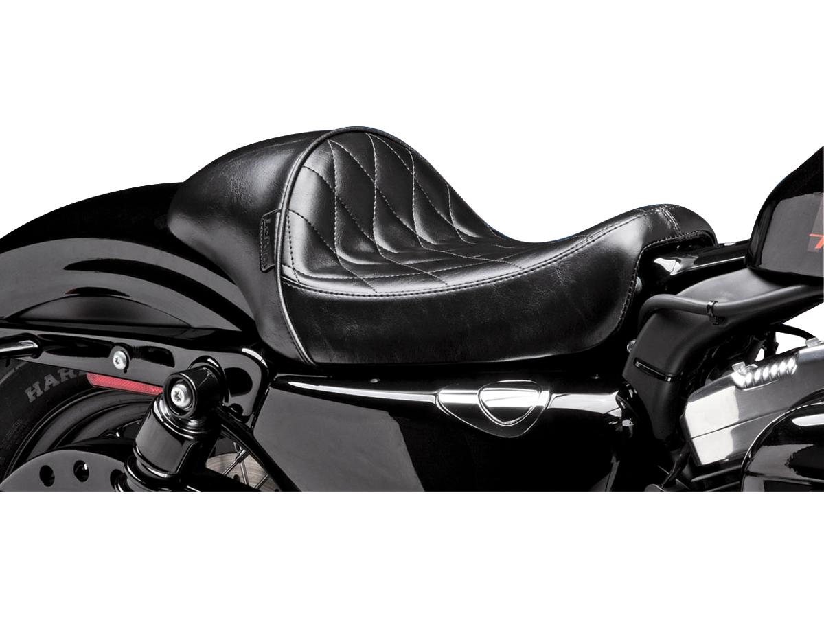 Le Pera Stubs Cafe Diamond Stitch Seat Black Vinyl Le Pera Default Title