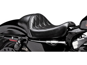 Le Pera Stubs Cafe Diamond Stitch Seat Black Vinyl Le Pera Default Title
