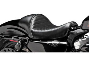 Le Pera Stubs Cafe Pleated Stitch Seat Black Vinyl Le Pera Default Title