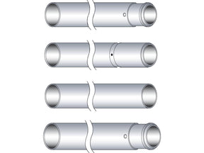 Custom Cycle Engineering 41mm Hard Chrome Fork Tubes Fl +6"/Flst +4"/Fxst +2"/Fxdwg +2" Hard Chrome 26,25" Custom Cycle Engineering