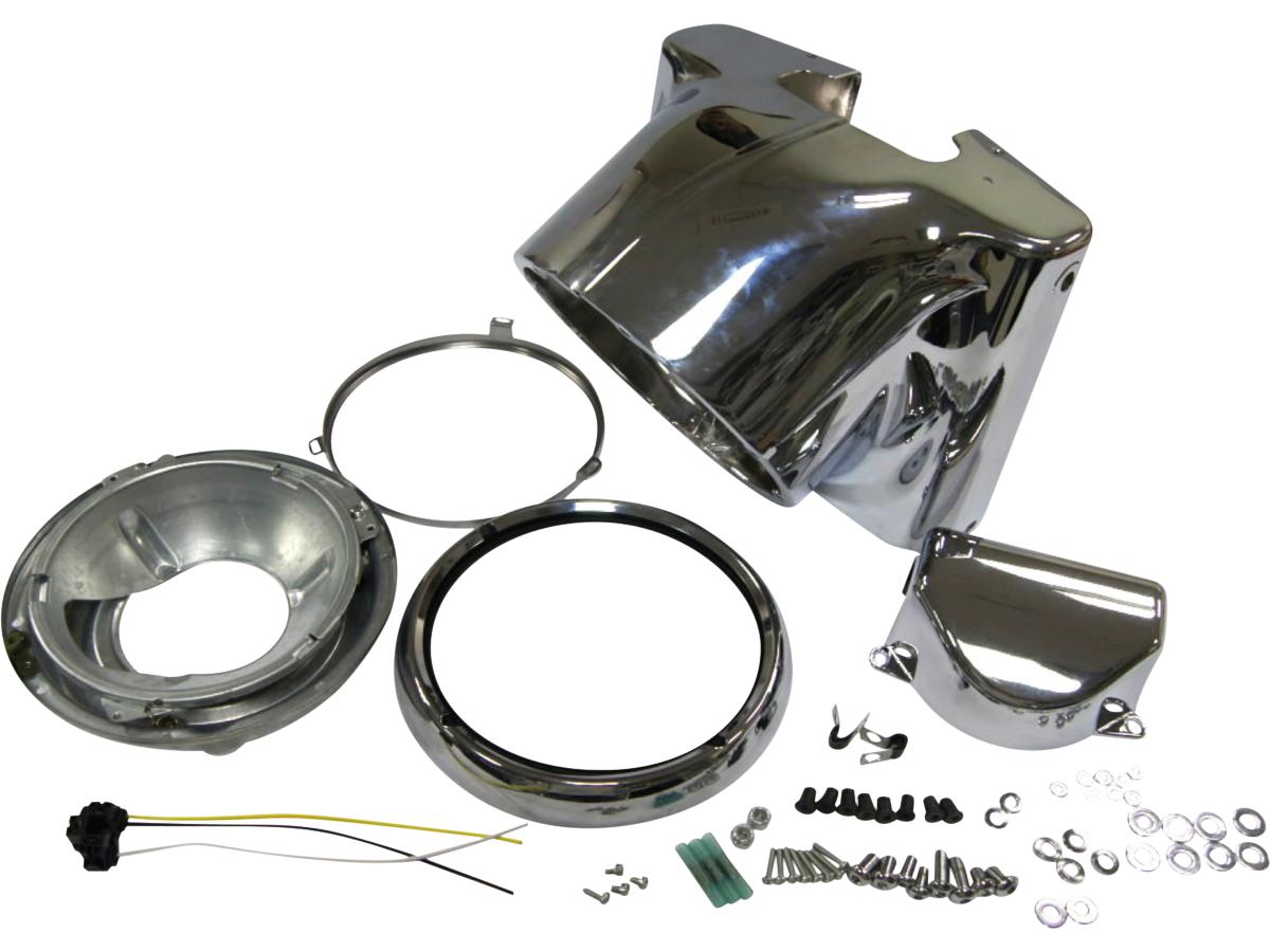 Cce Nacelle 7" Headlight Housing Kit Chrome Cce Default Title
