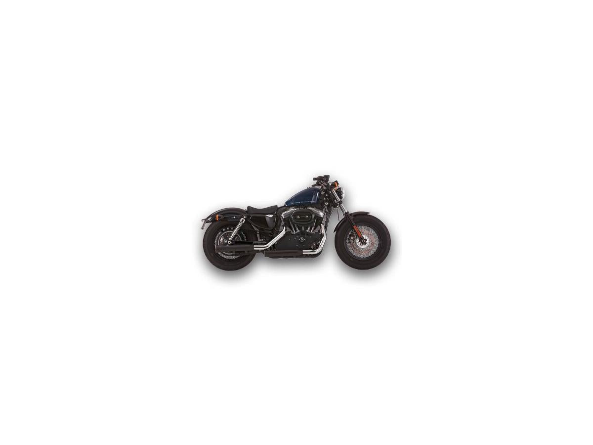Falcon Double Groove Slip On Mufflers Black Satin Falcon Default Title