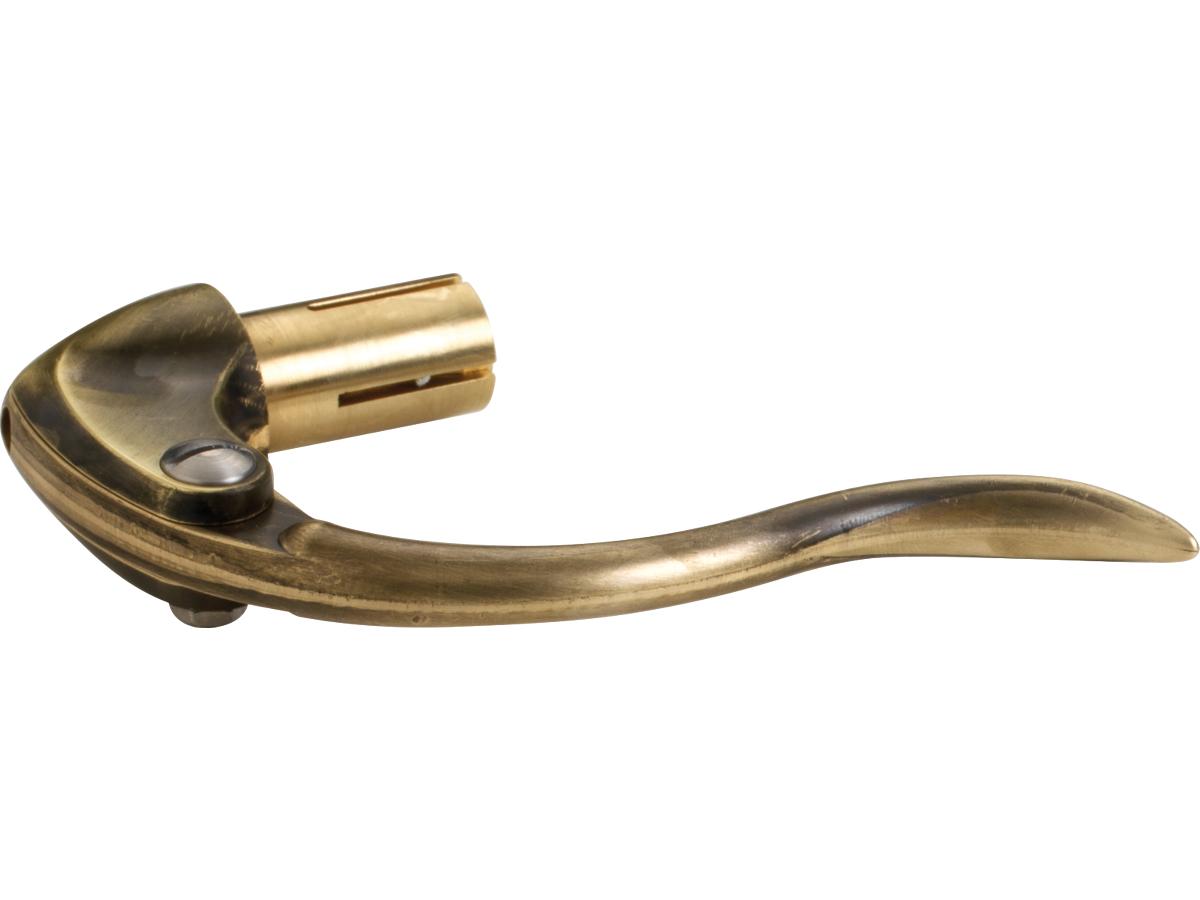 Kustom Tech Retro Line Inverted Hand Control Kit All In Raw Brass Brass Raw 1" Cable Operated Kustom Tech Default Title