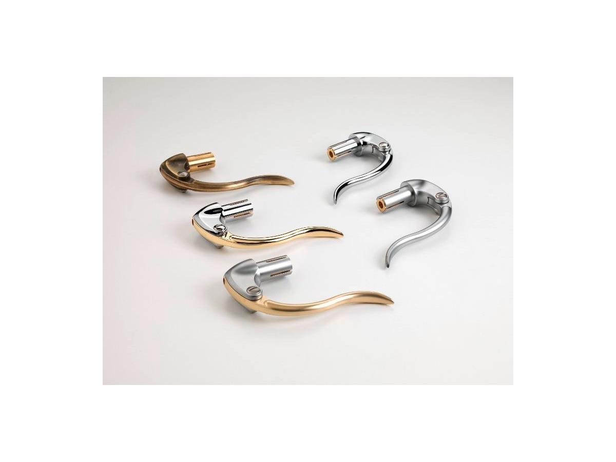 Kustom Tech Retro Line Inverted Hand Control Kit All In Raw Brass Brass Raw 1" Cable Operated Kustom Tech