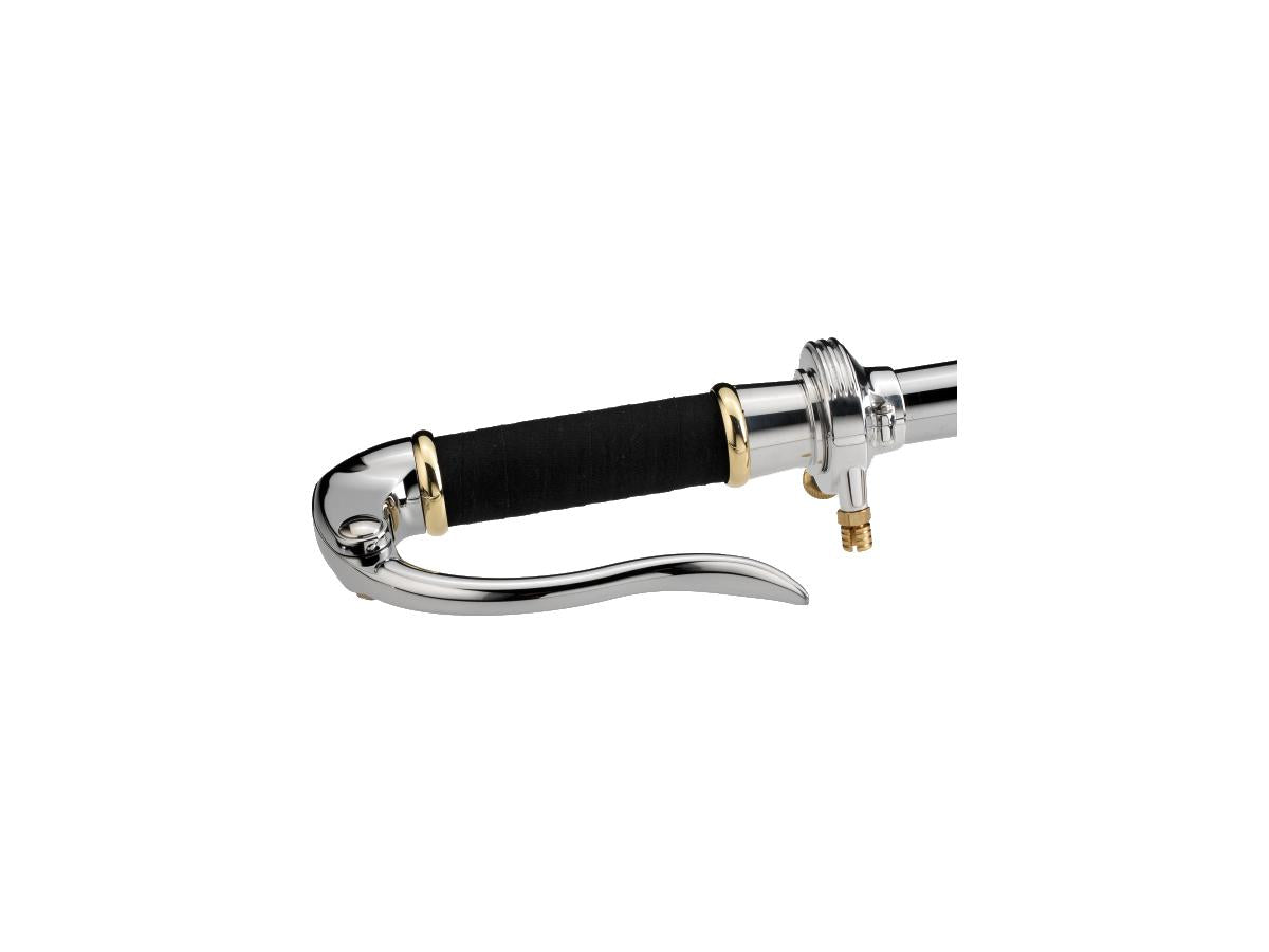 Kustom Tech Retro Line Inverted Hand Control Kit Chrome With Chrome Lever Chrome 1" Cable Operated Kustom Tech Default Title
