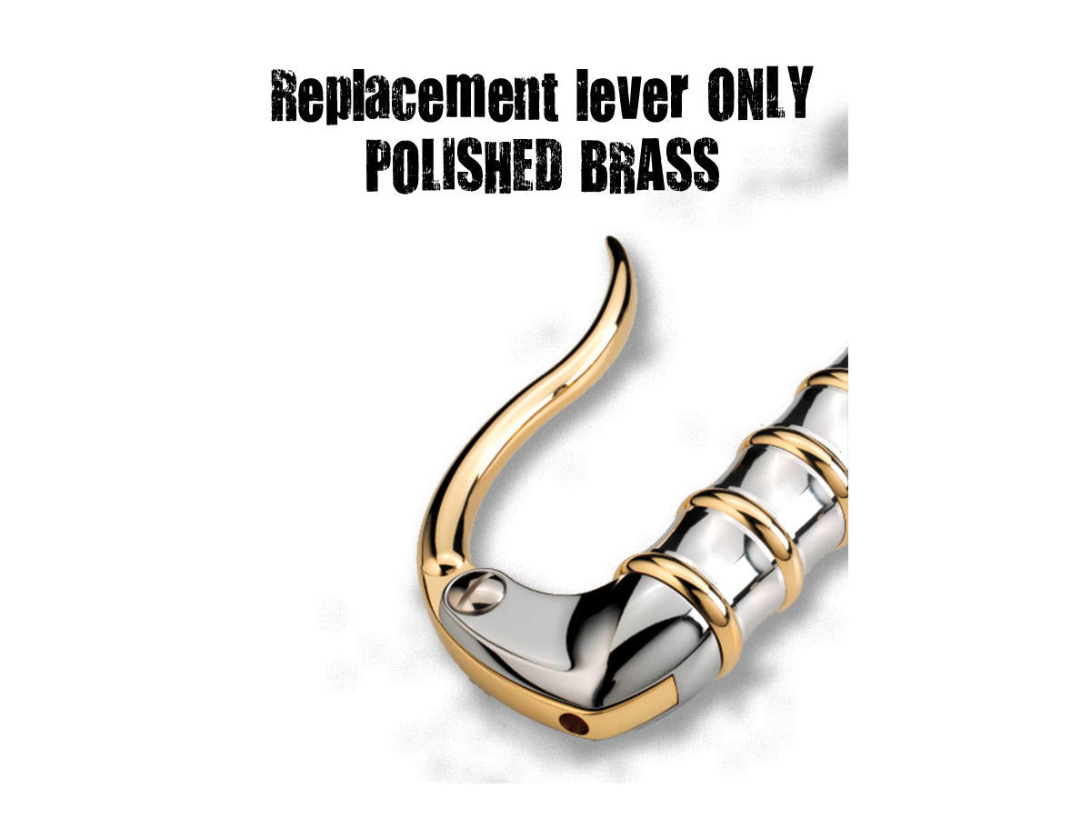 Kustom Tech Retro Inverted Handlebar Control Replacement Lever Brass Polished Kustom Tech Default Title