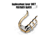 Kustom Tech Retro Inverted Handlebar Control Replacement Lever Brass Polished Kustom Tech Default Title