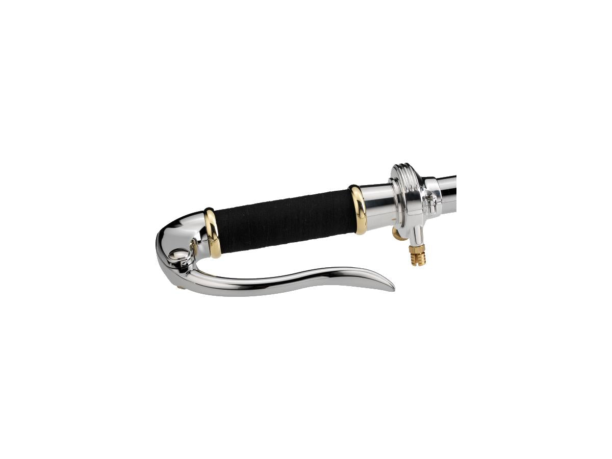 Kustom Tech Fabric Tape Grips For Inverted Hand Controls Aluminium Polished Brass Polished 1" Kustom Tech Default Title