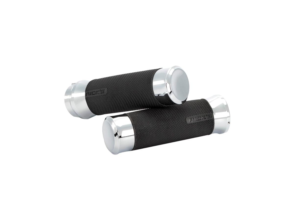 Ricks Motorcycles Good Guys Grips Black Chrome 1" Throttle Cables Ricks Motorcycles Default Title