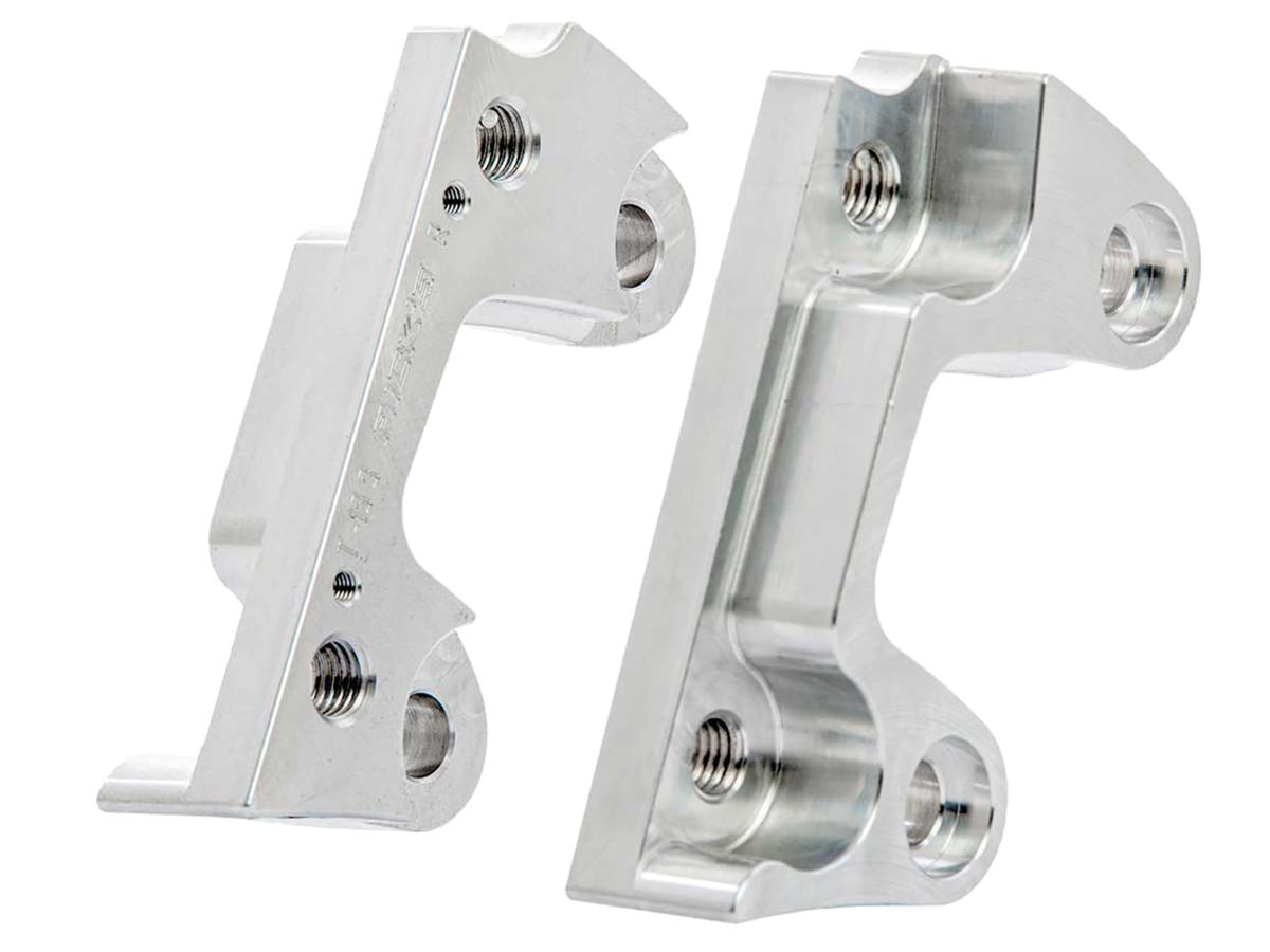 Ricks Motorcycles Oversize Brake Rotor Axial Brake Caliper Adapter For 330mm (13") Rotors Aluminium Dual Disc Ricks Motorcycles Default Title