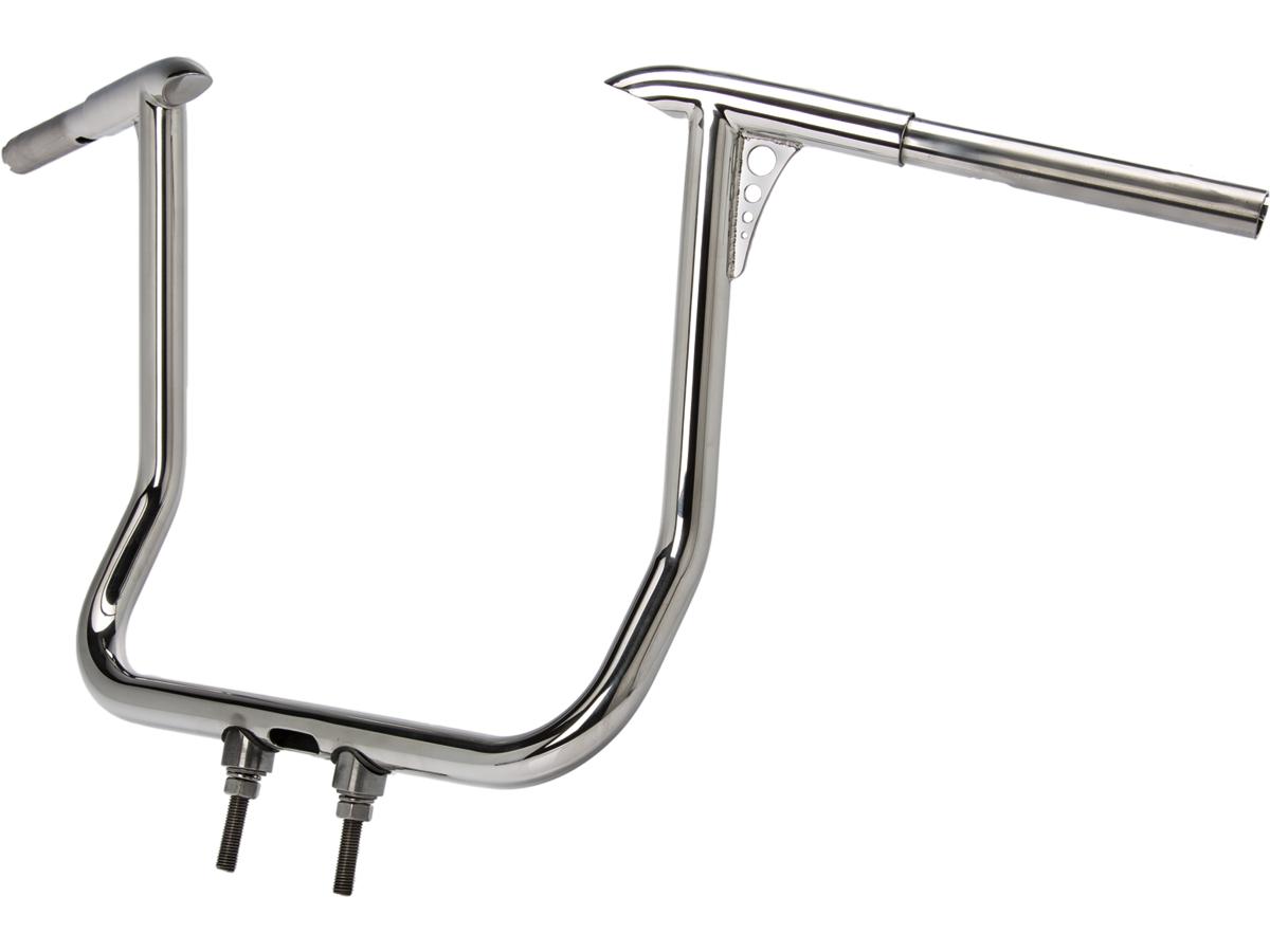 Ricks Motorcycles 400 Handlebar For Street Glide Non Dimpled 3 Hole Stainless Steel Polished 1 1/4" Throttle By Wire Throttle Cables Ricks Motorcycles Default Title