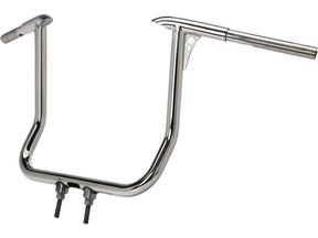 Ricks Motorcycles 400 Handlebar For Street Glide Non Dimpled 3 Hole Stainless Steel Polished 1 1/4" Throttle By Wire Throttle Cables Ricks Motorcycles Default Title
