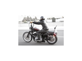Burly Brand Tall Sissy Bar With Pad Black Burly Brand